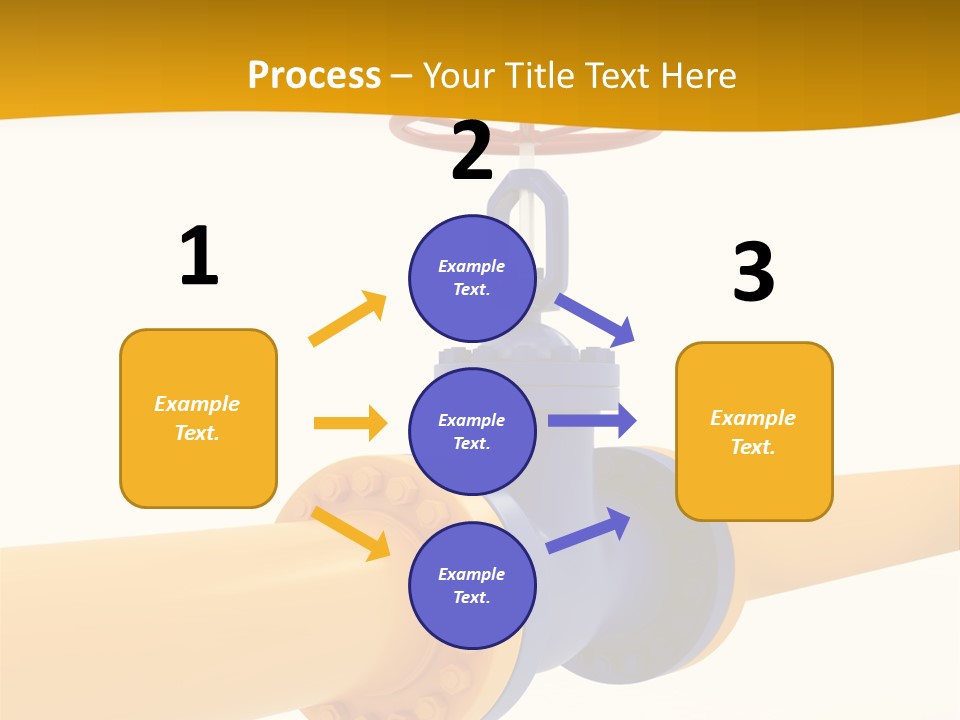 White Fuel System PowerPoint Template