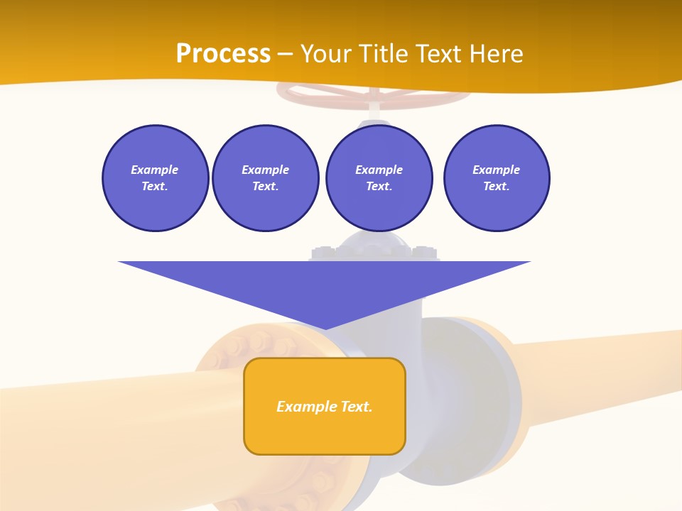 White Fuel System PowerPoint Template