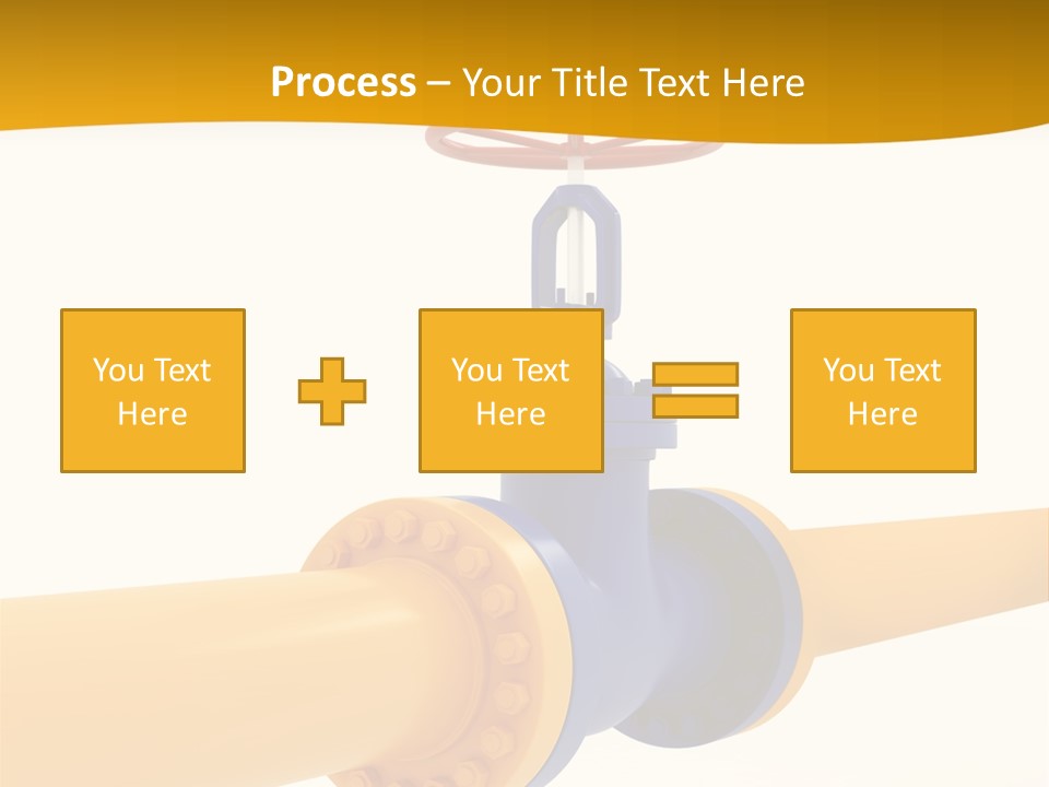 White Fuel System PowerPoint Template