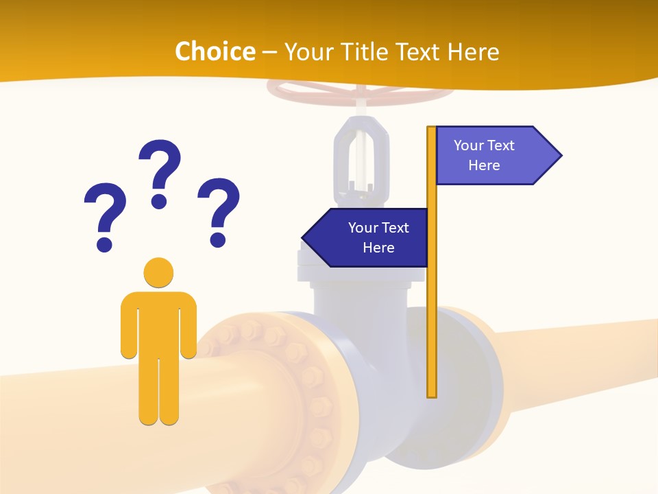White Fuel System PowerPoint Template
