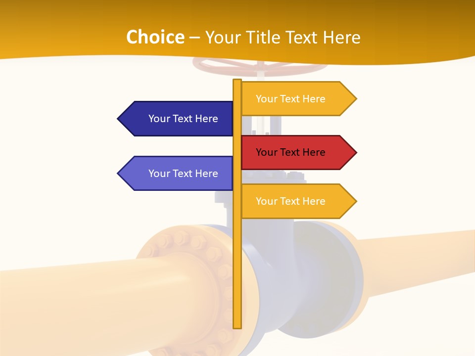 White Fuel System PowerPoint Template