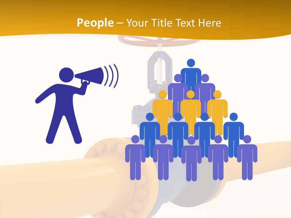 White Fuel System PowerPoint Template