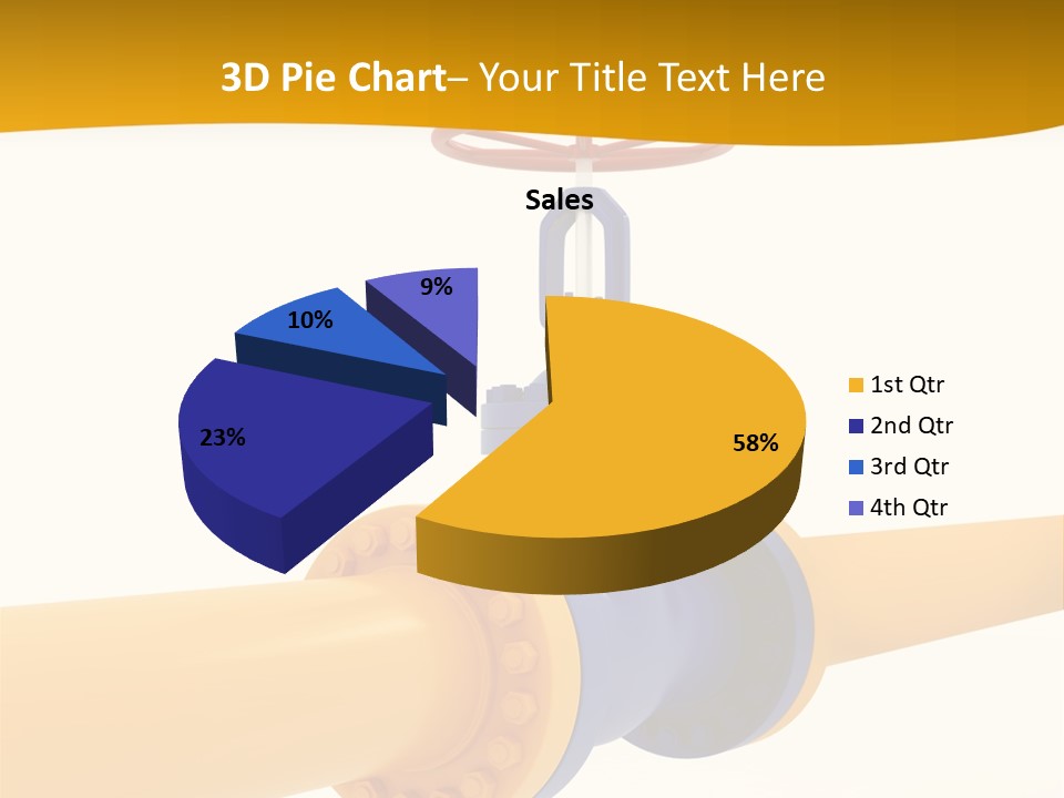 White Fuel System PowerPoint Template