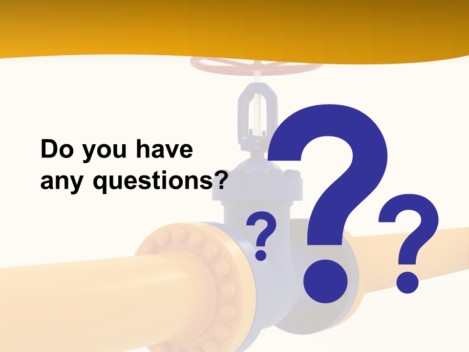 White Fuel System PowerPoint Template