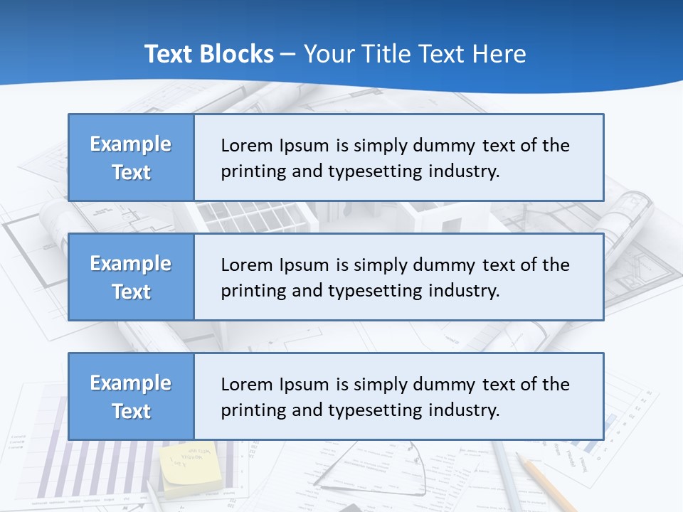 Business Debt Construction PowerPoint Template