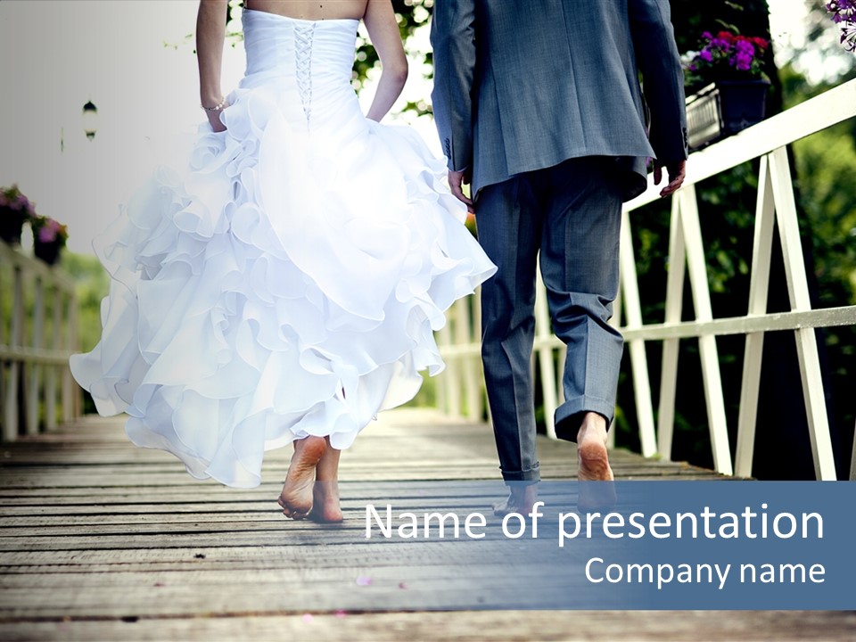 Woman Event Wedding PowerPoint Template