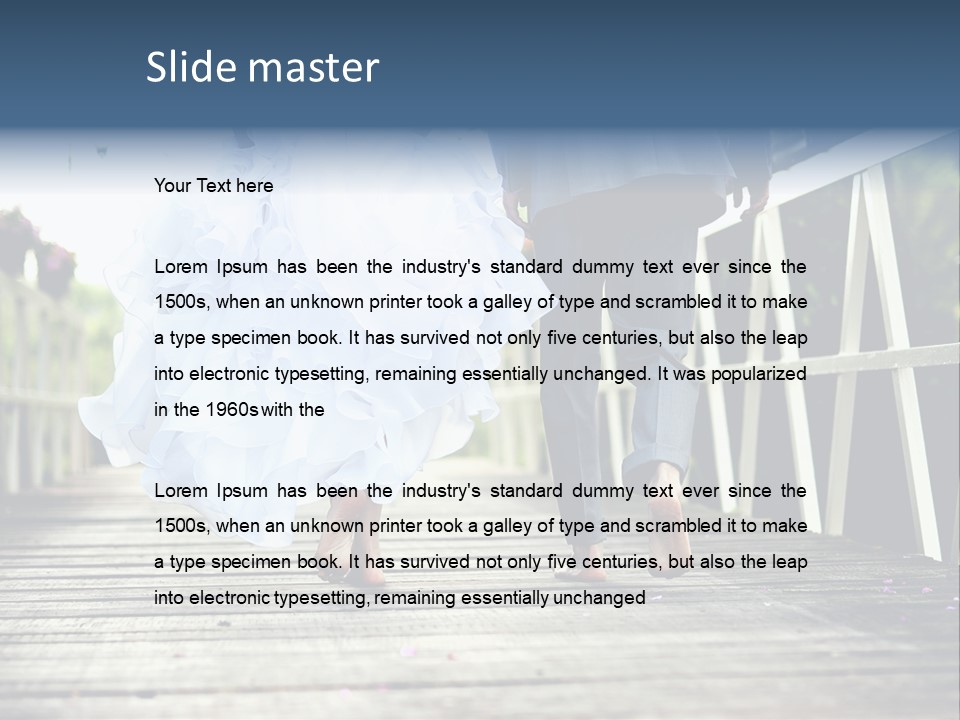 Woman Event Wedding PowerPoint Template