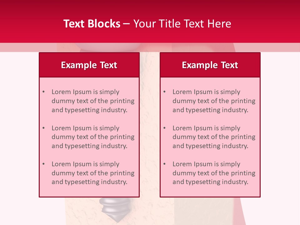 Prosthesis Bone Care PowerPoint Template