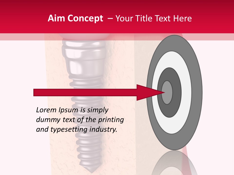 Prosthesis Bone Care PowerPoint Template