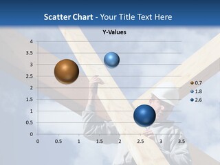 Male Workman Wooden PowerPoint Template