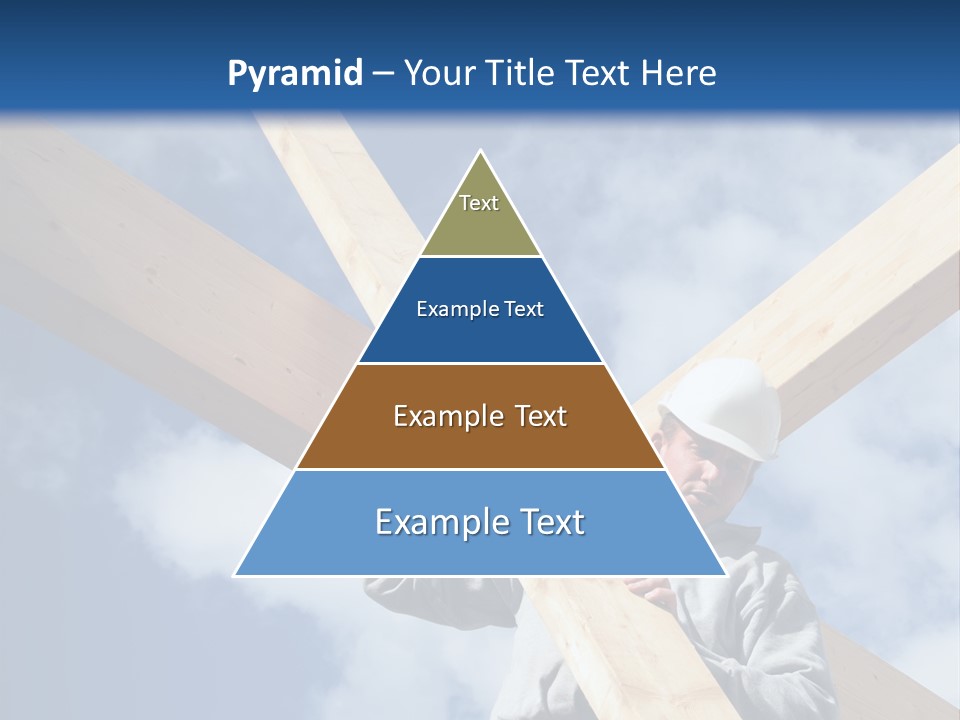 Male Workman Wooden PowerPoint Template