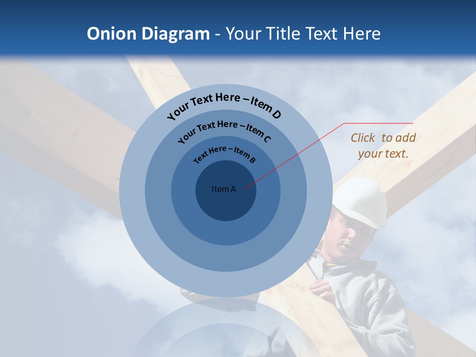 Male Workman Wooden PowerPoint Template