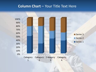 Male Workman Wooden PowerPoint Template