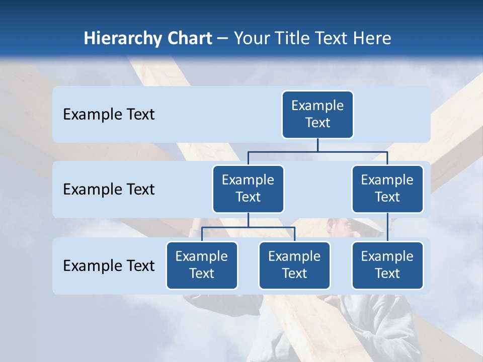 Male Workman Wooden PowerPoint Template