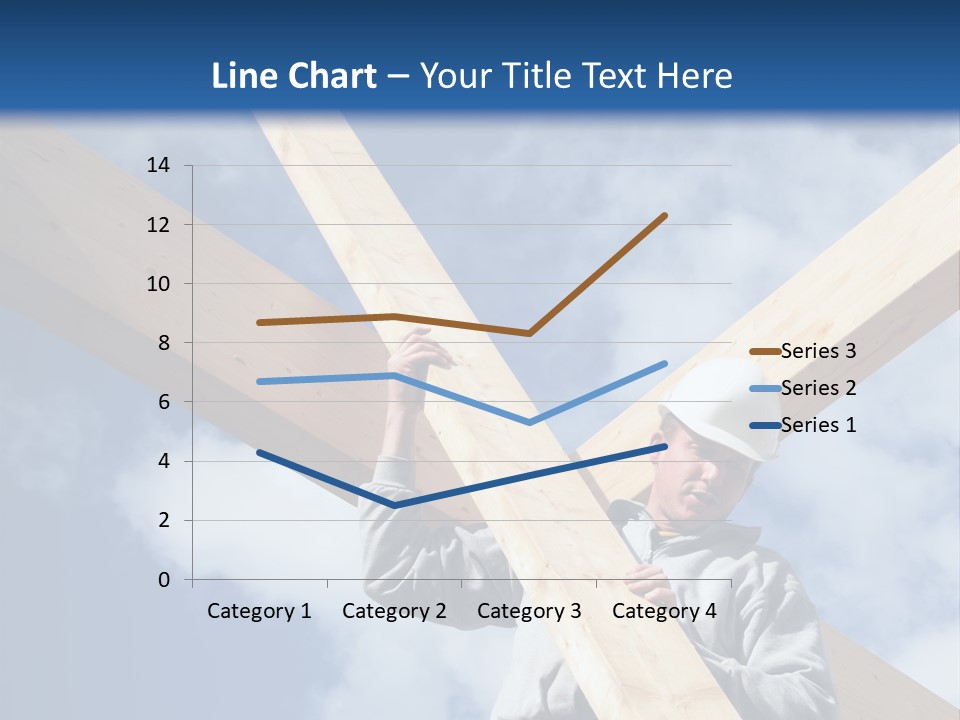 Male Workman Wooden PowerPoint Template