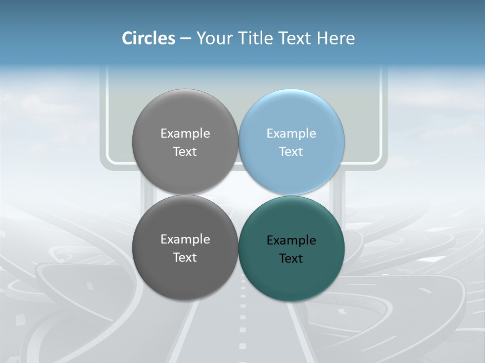 Perspective Succeeding Choosing PowerPoint Template
