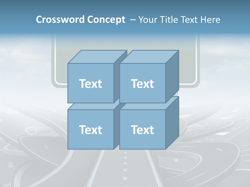 Perspective Succeeding Choosing PowerPoint Template