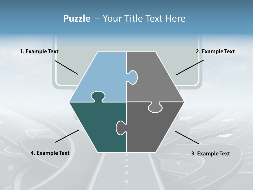 Perspective Succeeding Choosing PowerPoint Template