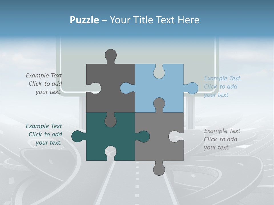 Perspective Succeeding Choosing PowerPoint Template