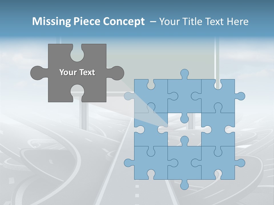 Perspective Succeeding Choosing PowerPoint Template