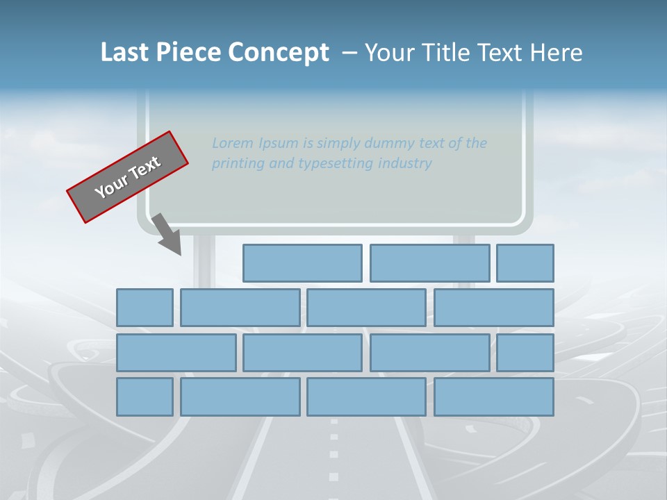 Perspective Succeeding Choosing PowerPoint Template