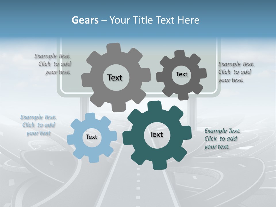 Perspective Succeeding Choosing PowerPoint Template