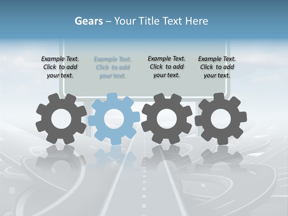 Perspective Succeeding Choosing PowerPoint Template