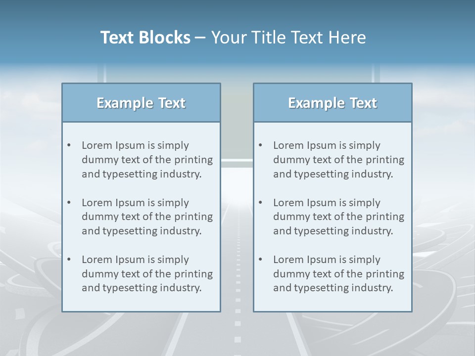 Perspective Succeeding Choosing PowerPoint Template