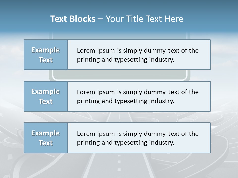 Perspective Succeeding Choosing PowerPoint Template