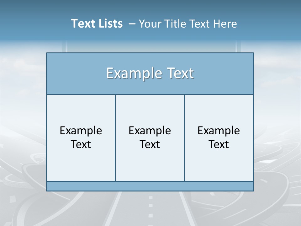 Perspective Succeeding Choosing PowerPoint Template