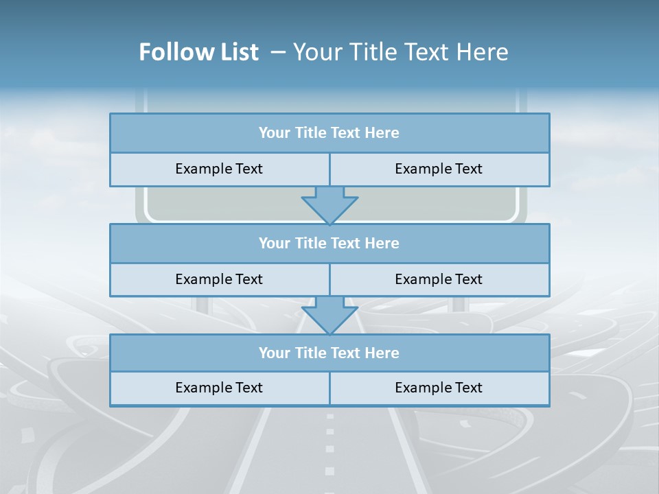 Perspective Succeeding Choosing PowerPoint Template