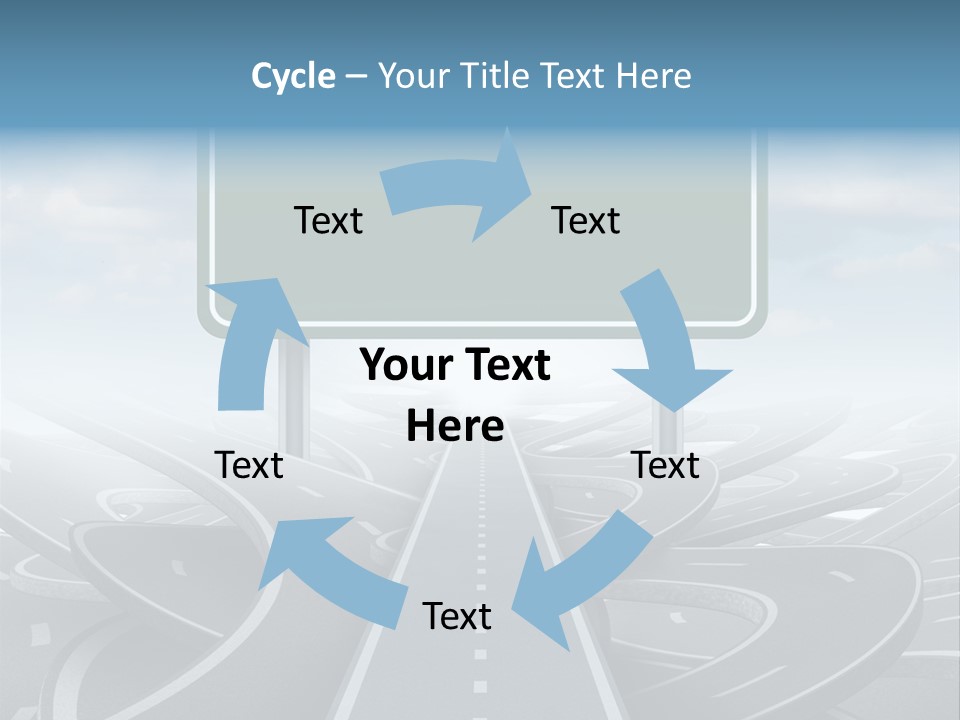 Perspective Succeeding Choosing PowerPoint Template