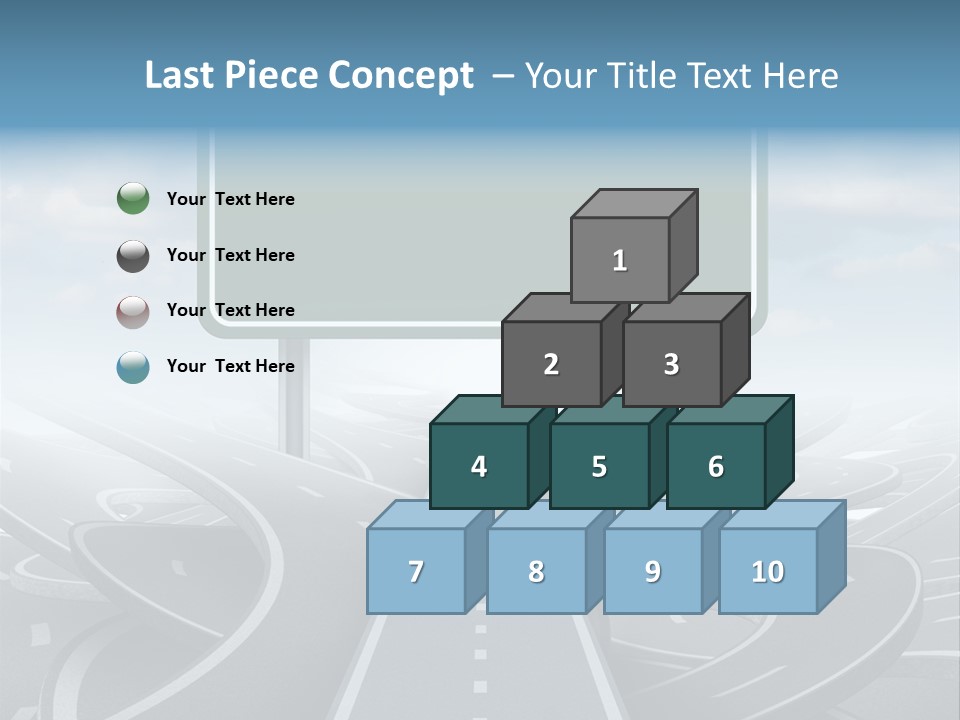Perspective Succeeding Choosing PowerPoint Template