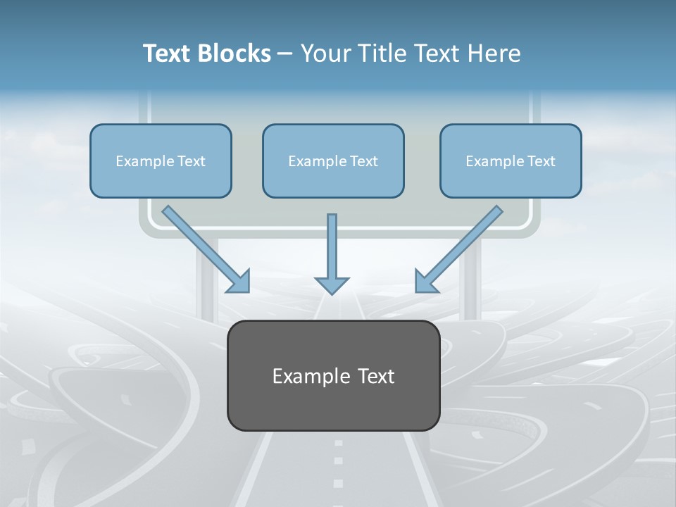 Perspective Succeeding Choosing PowerPoint Template