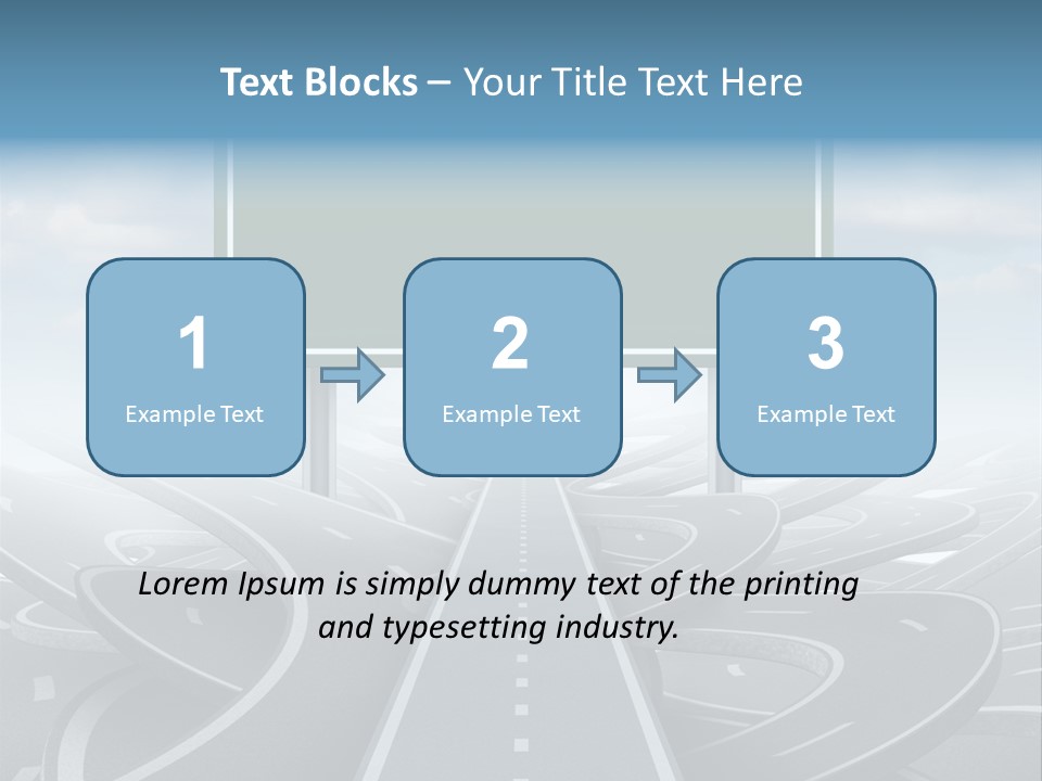 Perspective Succeeding Choosing PowerPoint Template