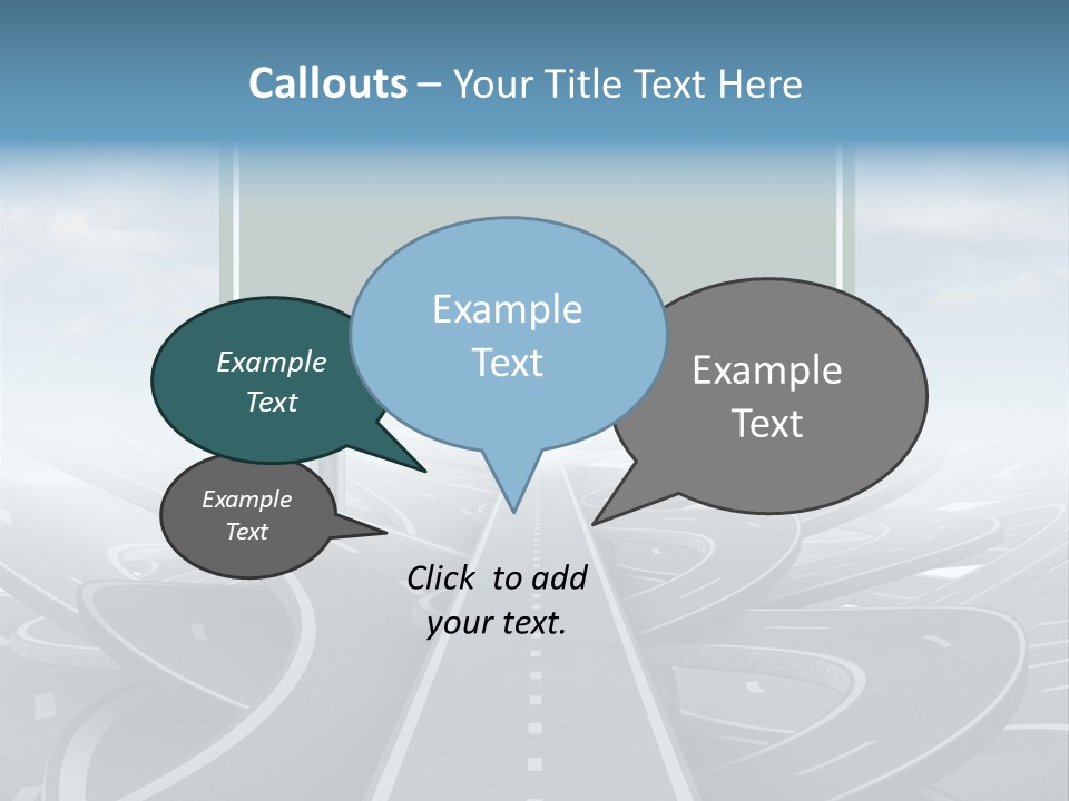 Perspective Succeeding Choosing PowerPoint Template