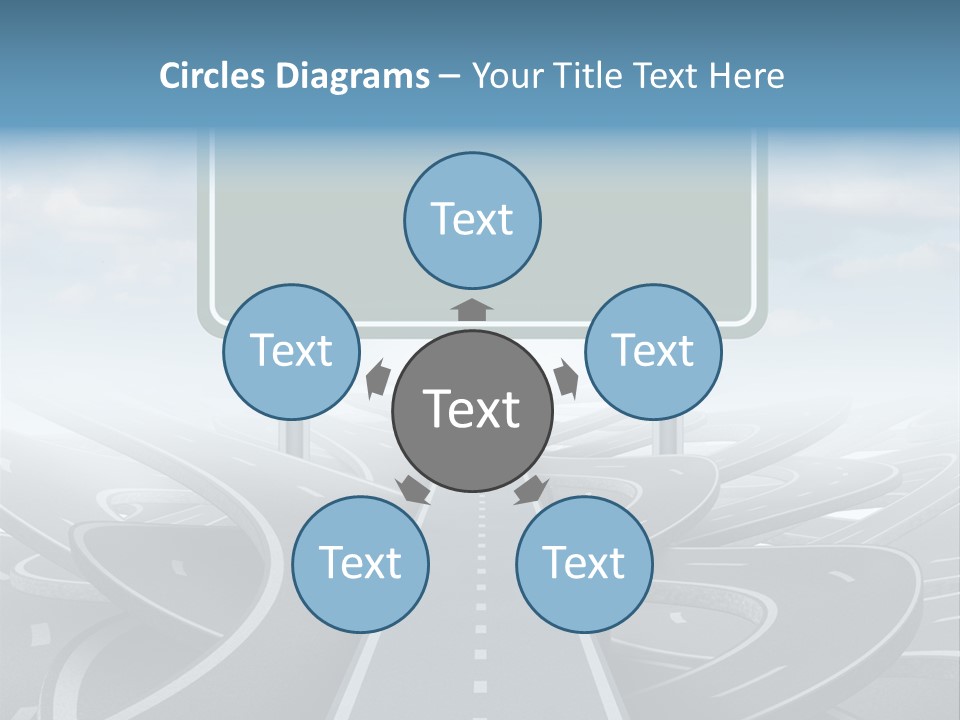 Perspective Succeeding Choosing PowerPoint Template
