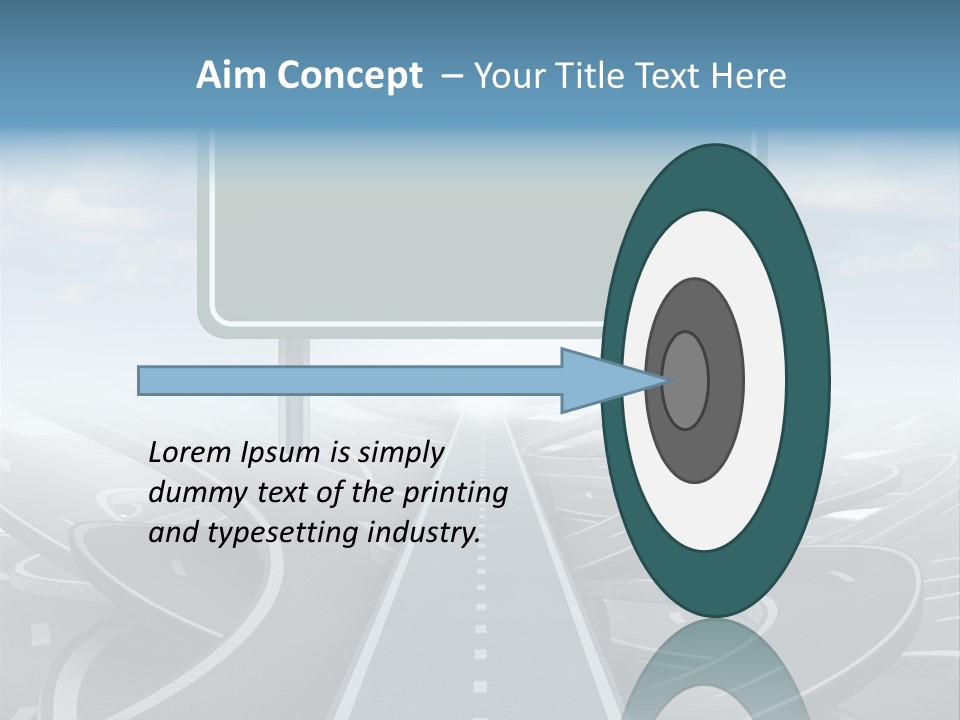 Perspective Succeeding Choosing PowerPoint Template