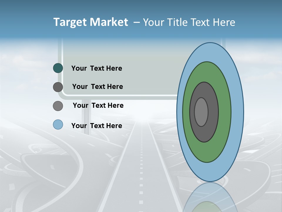 Perspective Succeeding Choosing PowerPoint Template