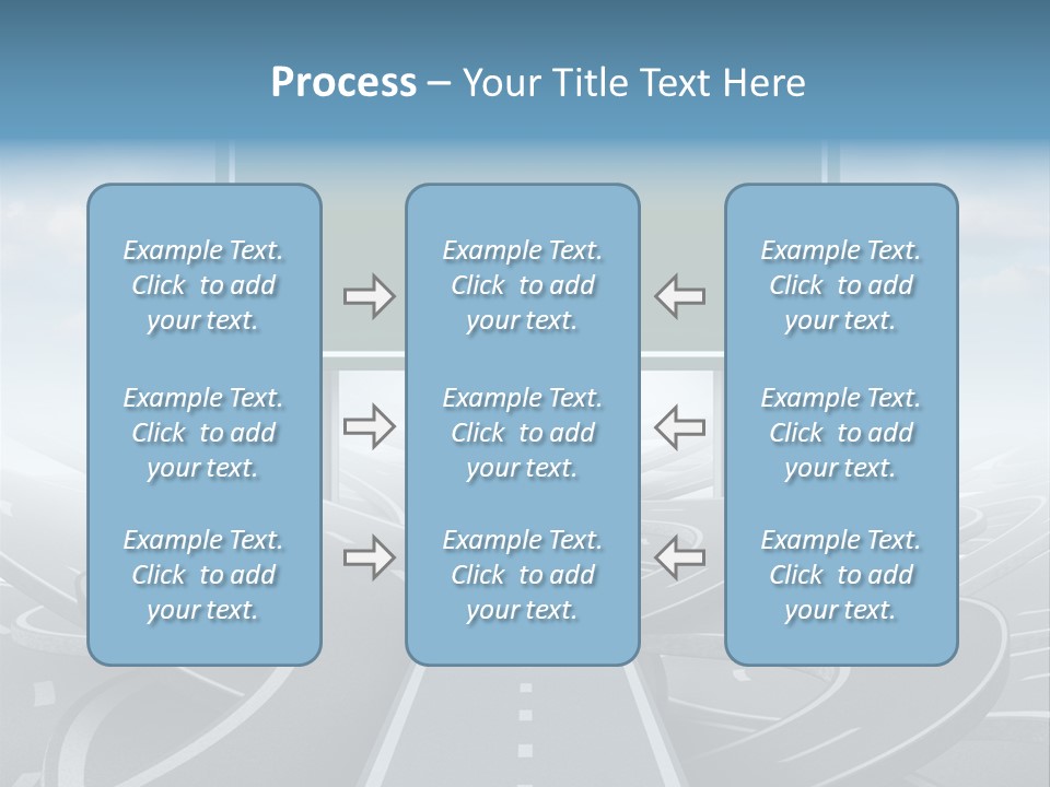 Perspective Succeeding Choosing PowerPoint Template