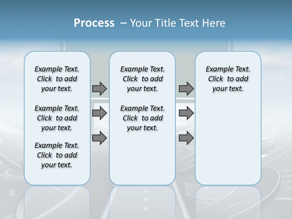 Perspective Succeeding Choosing PowerPoint Template