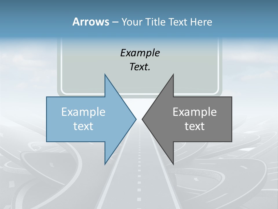 Perspective Succeeding Choosing PowerPoint Template