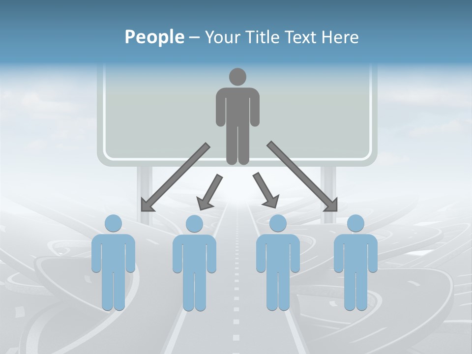 Perspective Succeeding Choosing PowerPoint Template