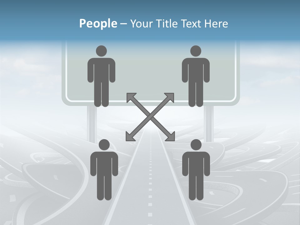 Perspective Succeeding Choosing PowerPoint Template