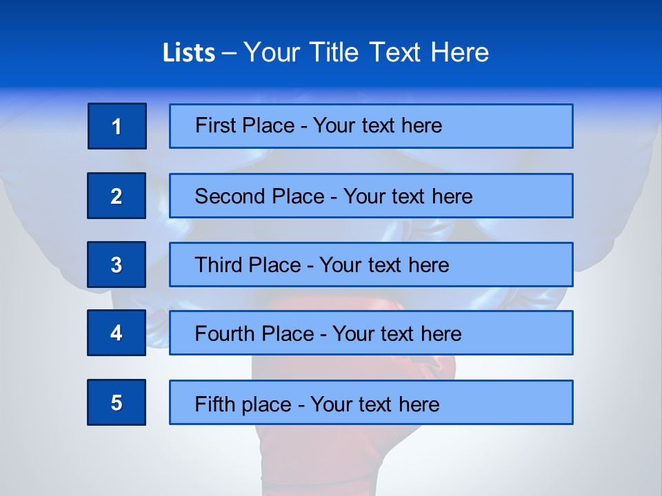 Boxer Challenge Imagination PowerPoint Template