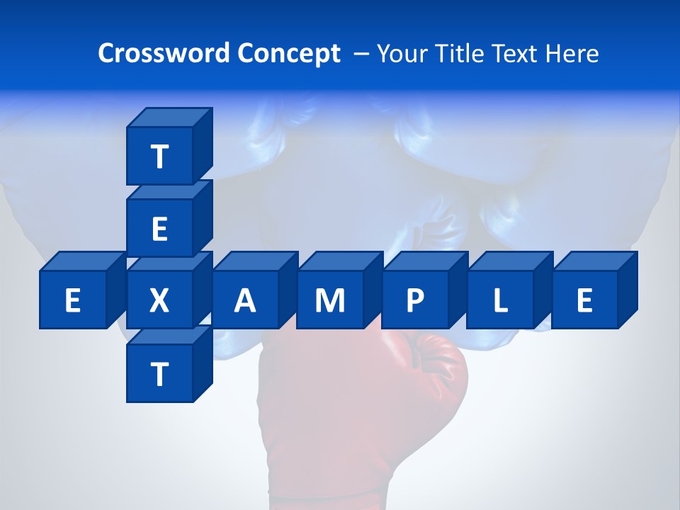 Boxer Challenge Imagination PowerPoint Template