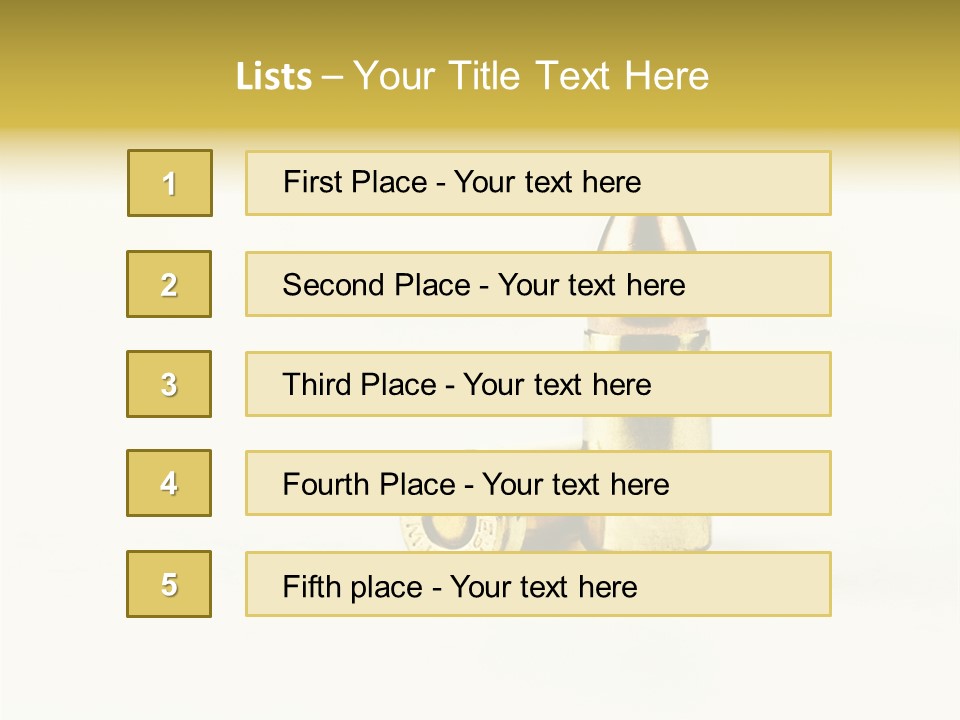 Live Millimeter Cartridge PowerPoint Template