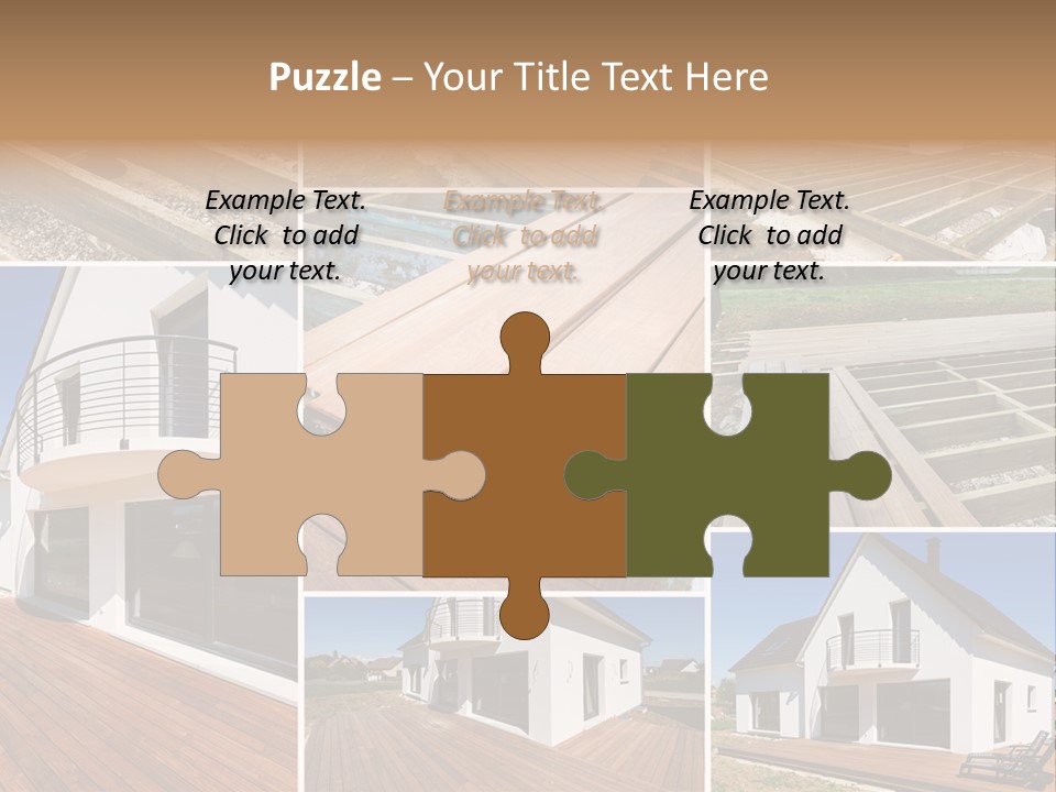 Construction Structure Pose PowerPoint Template