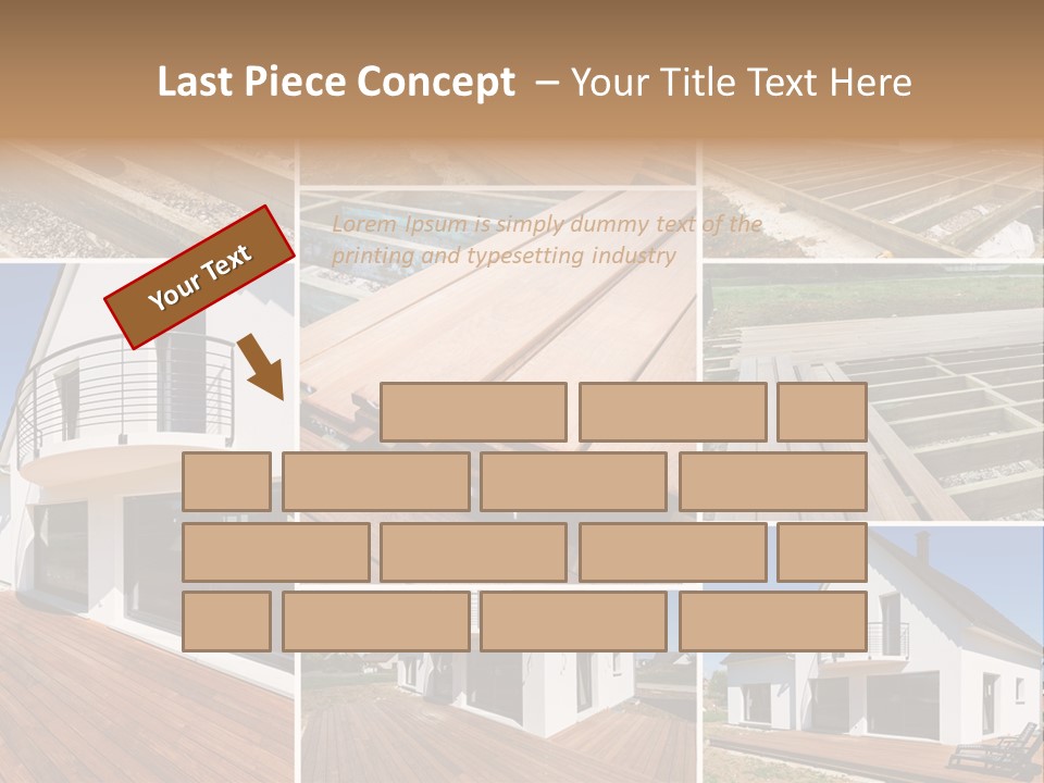 Construction Structure Pose PowerPoint Template