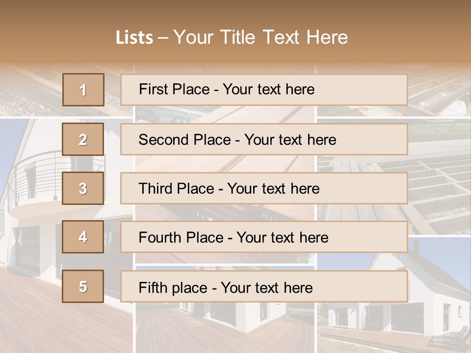 Construction Structure Pose PowerPoint Template